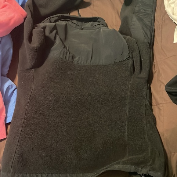 C9 by champion black fleece/ nylon 2 tone zip up jacket - Picture 4 of 4